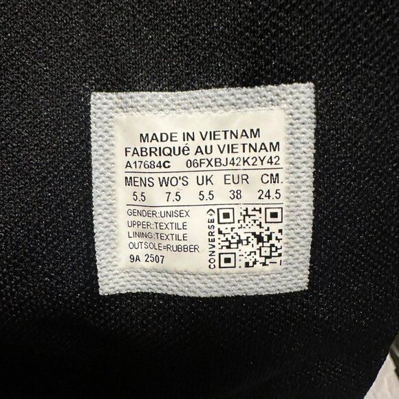 ⭐Converse Chuck Taylor XXHi Bows & Studs 7.5 Women Boots Sneaker Black A17684C - Picture 11 of 11